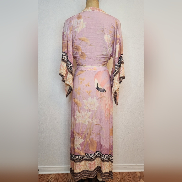 Spell & The Gypsy Pink Cherry Blossom Kimono Set - Picture 10 of 14